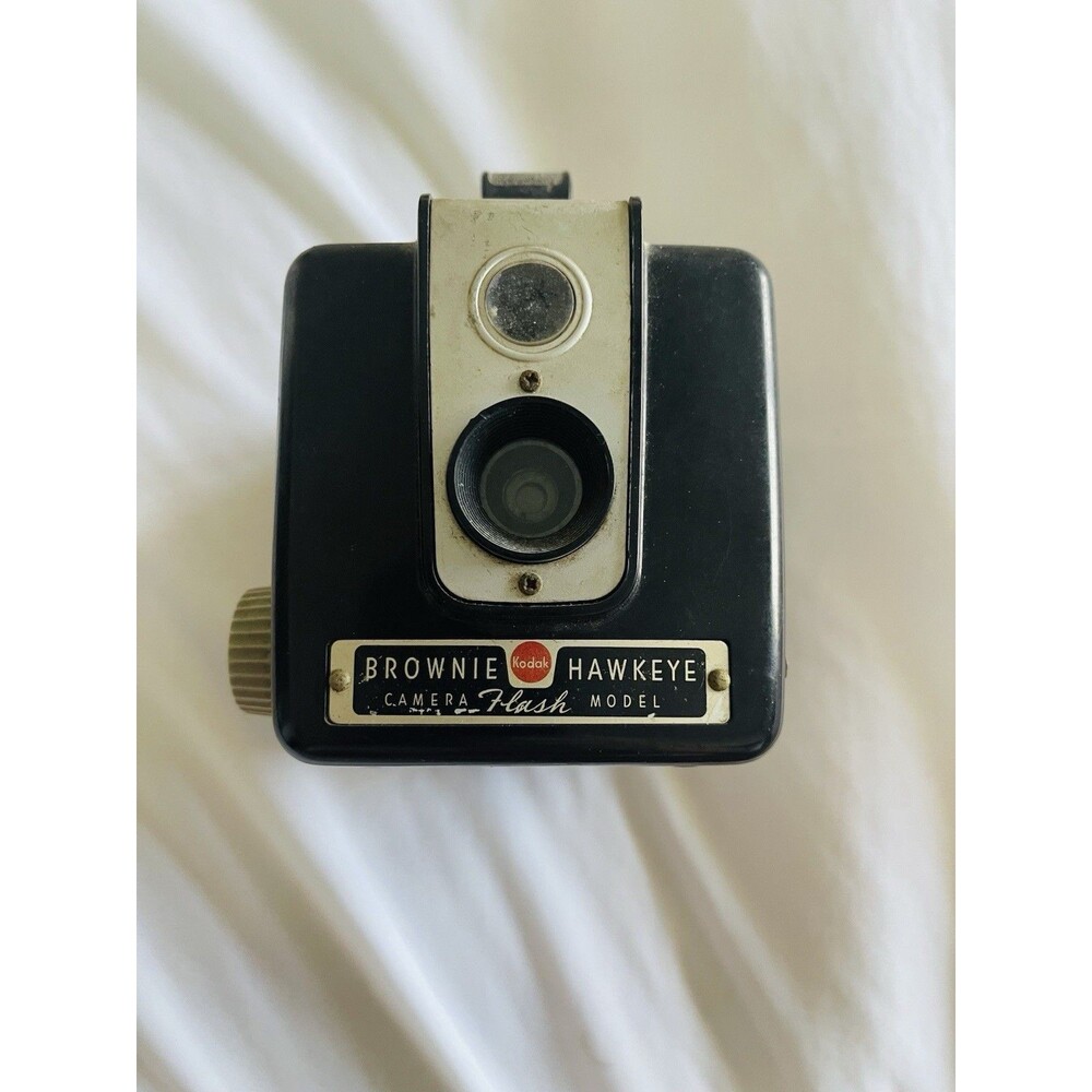 Kodak Brownie Hawkeye Flash Model Vintage 620 Film Camera Made in USA Untested
